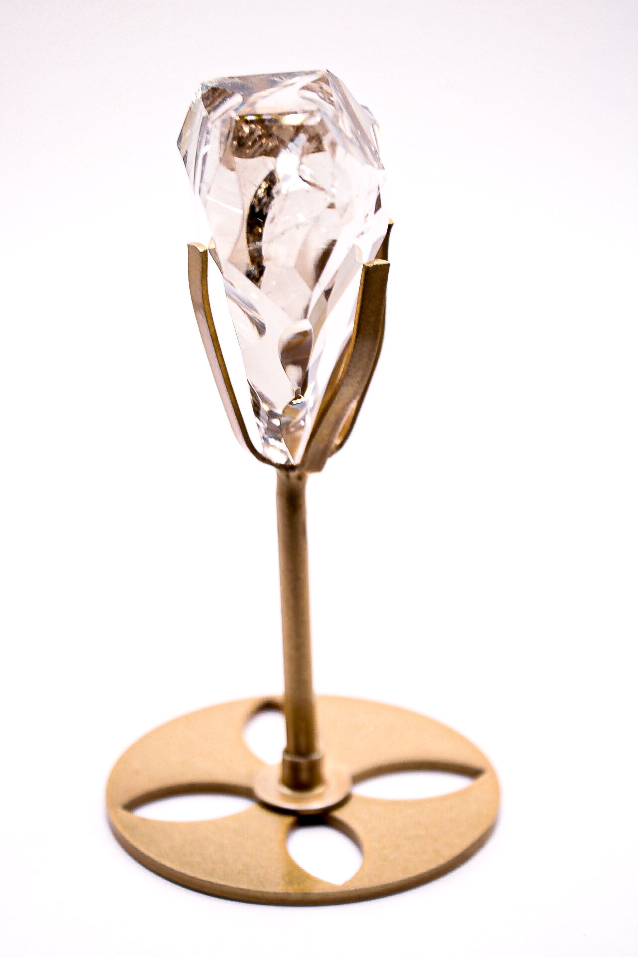 Smoky quartz freeform with stand