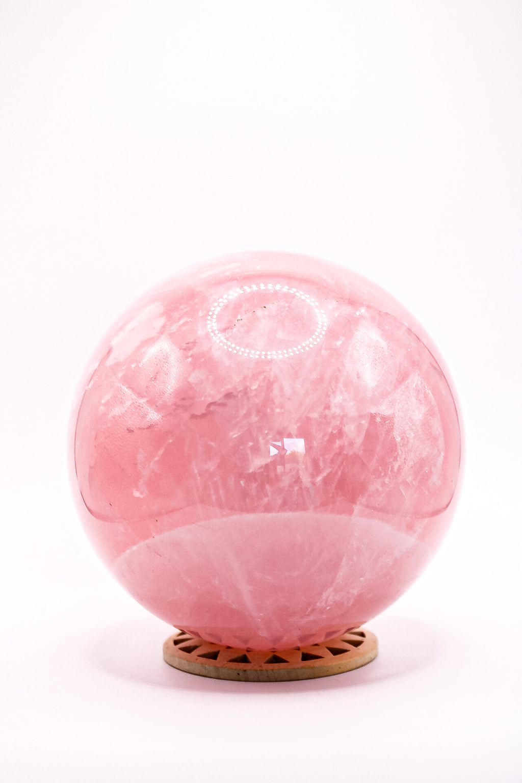 Rozenkwarts bol spirituele decoratie 