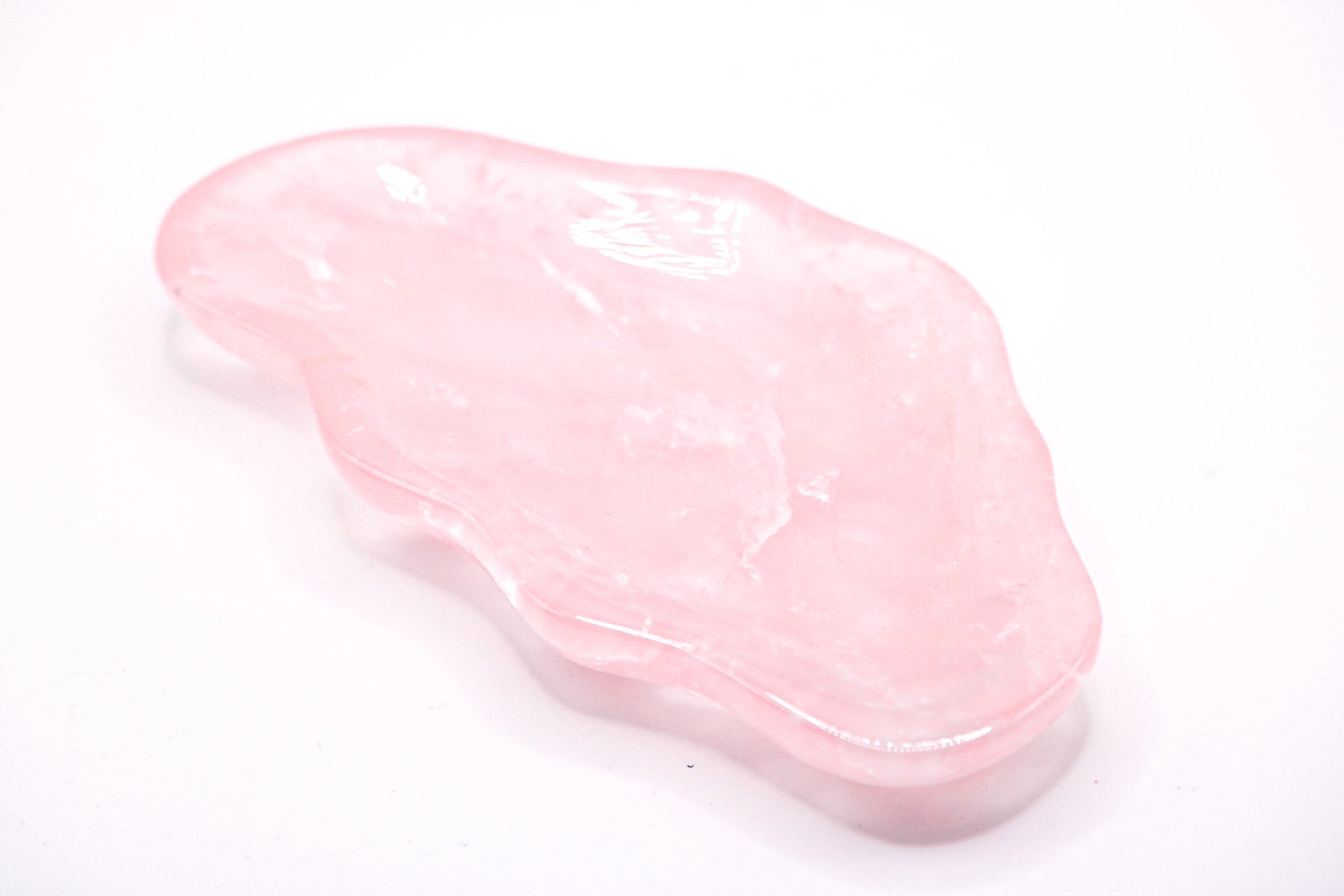 Rozenkwarts schaaltje van natuurlijke edelsteen