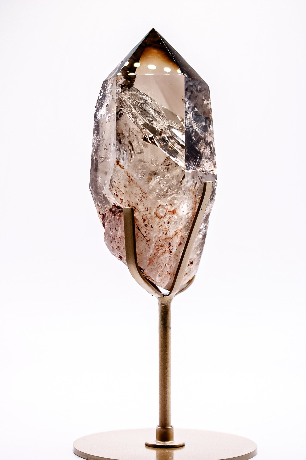 Smoky citrine punt detail 